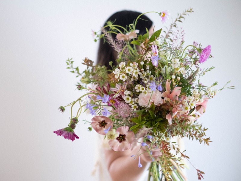 9月の季節花クラスレポ 秋色のブーケ Yuki Yoshikawa Tokyo Florist